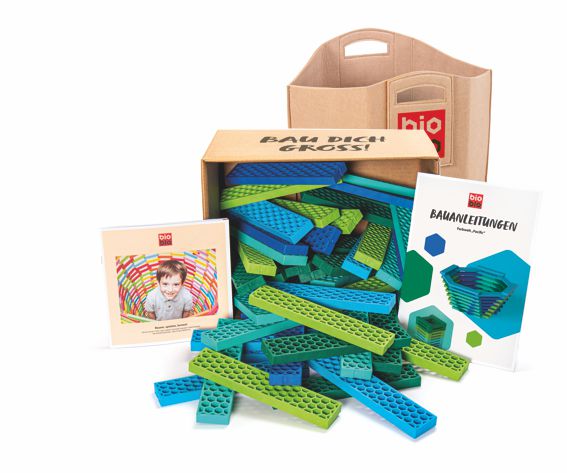 Bioblo Set Jumbo Pacific mit Filzkorb, 60 Teile